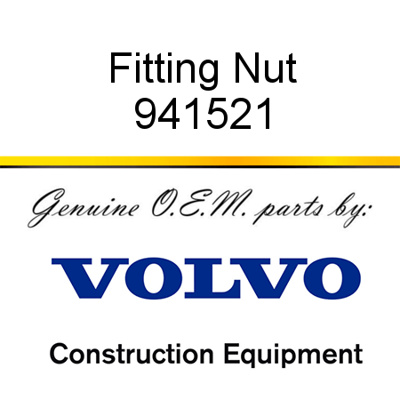 Fitting Nut 941521