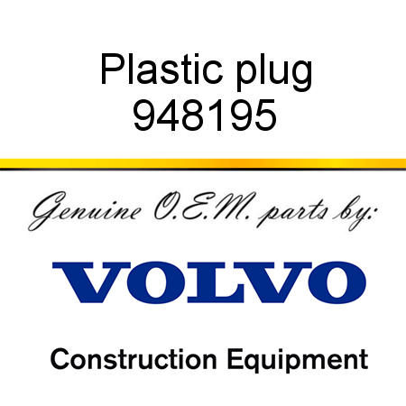 Plastic plug 948195