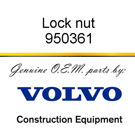 Lock nut 950361