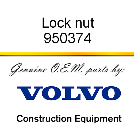 Lock nut 950374