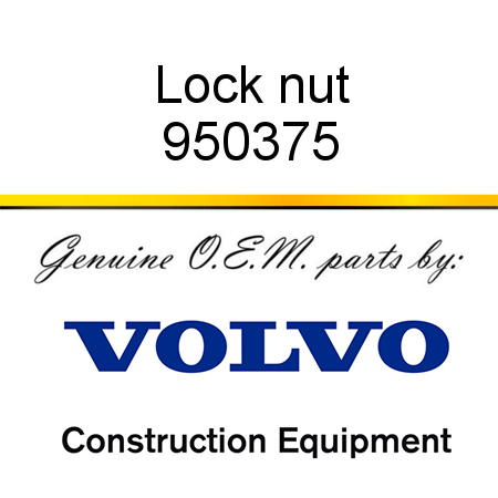 Lock nut 950375