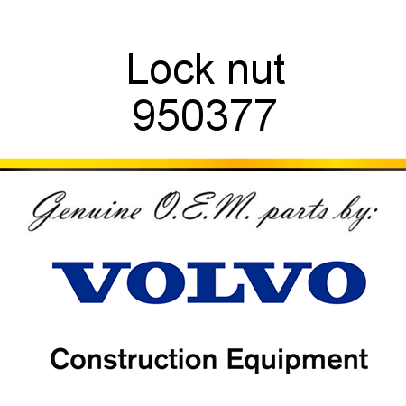 Lock nut 950377
