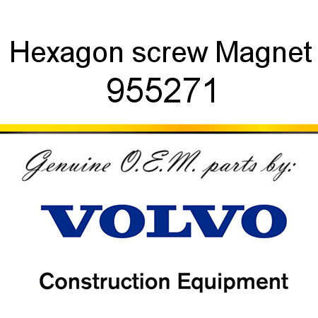 Hexagon screw, Magnet 955271