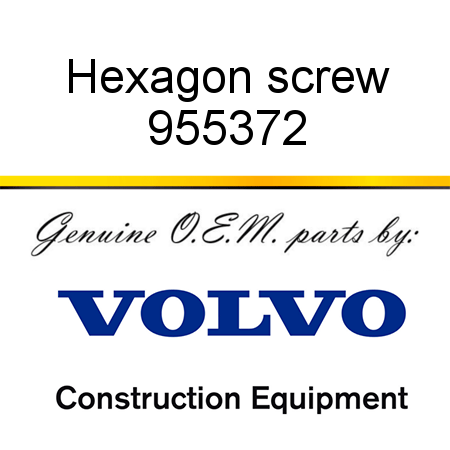 Hexagon screw 955372