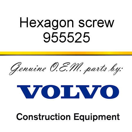 Hexagon screw 955525