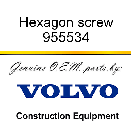 Hexagon screw 955534