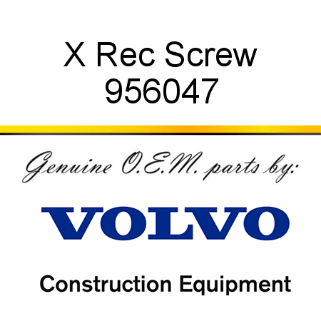 X Rec Screw 956047