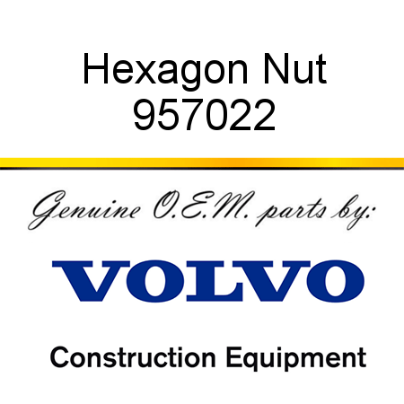 Hexagon Nut 957022