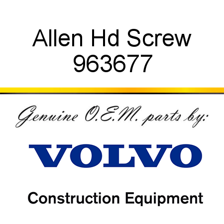 Allen Hd Screw 963677