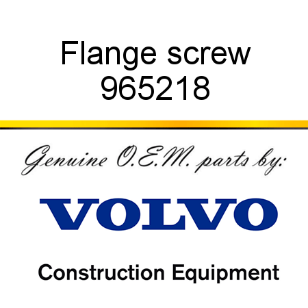 Flange screw 965218