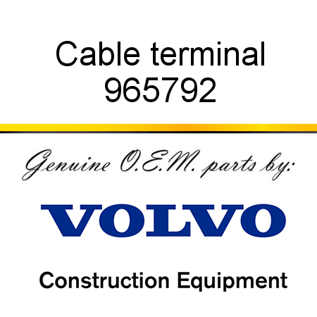 Cable terminal 965792