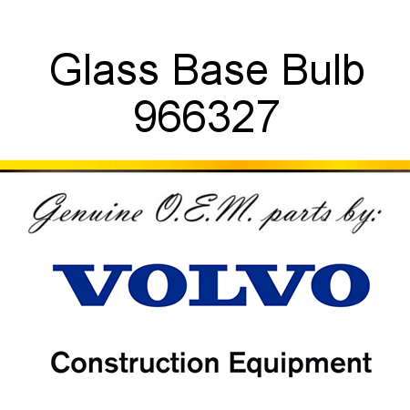 Glass Base Bulb 966327
