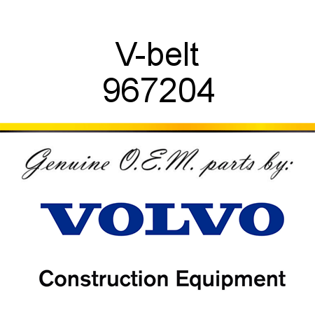 V-belt 967204