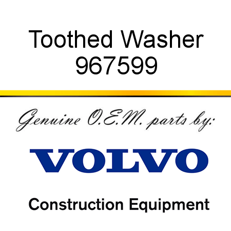 Toothed Washer 967599
