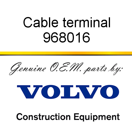Cable terminal 968016
