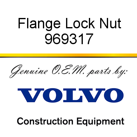 Flange Lock Nut 969317