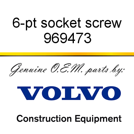 6-pt socket screw 969473