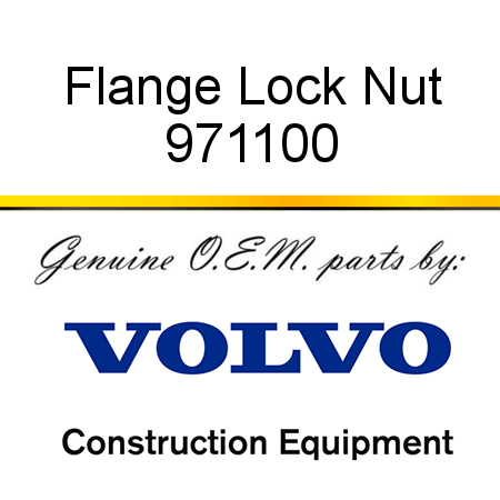 Flange Lock Nut 971100