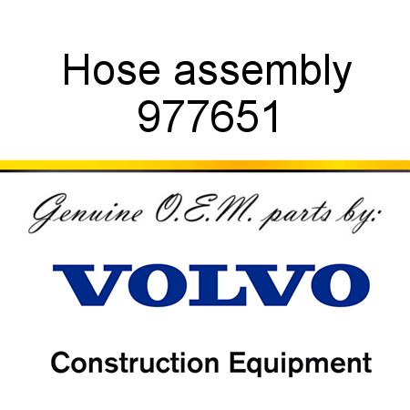 Hose assembly 977651