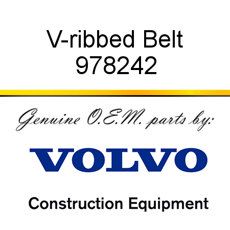 V-ribbed Belt 978242