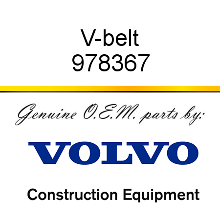 V-belt 978367