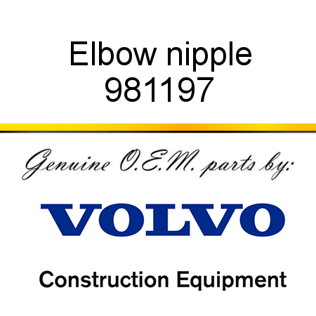 Elbow nipple 981197