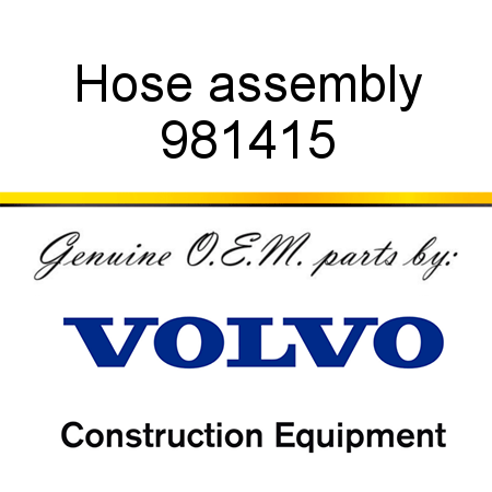Hose assembly 981415