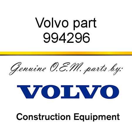 Volvo part 994296