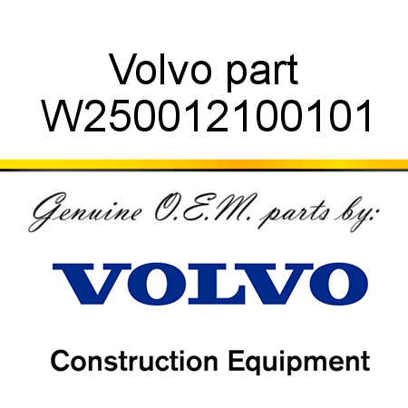 Volvo part W250012100101