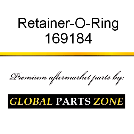 Retainer-O-Ring 169184