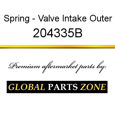 Spring - Valve Intake Outer 204335B