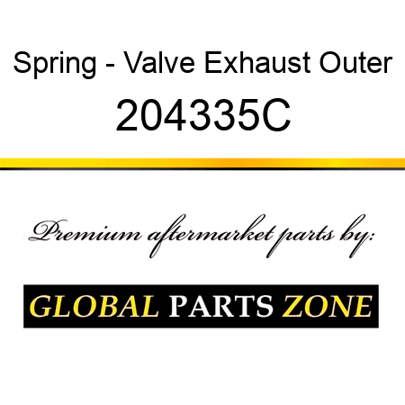 Spring - Valve Exhaust Outer 204335C