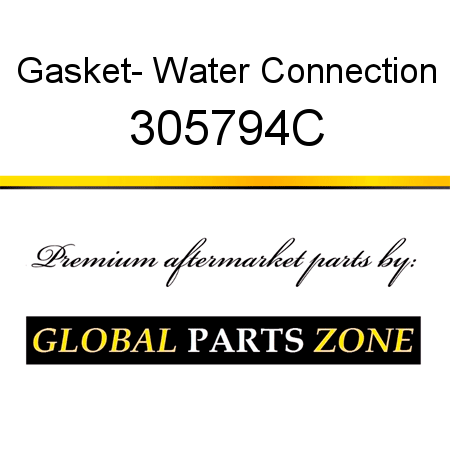 Gasket- Water Connection 305794C