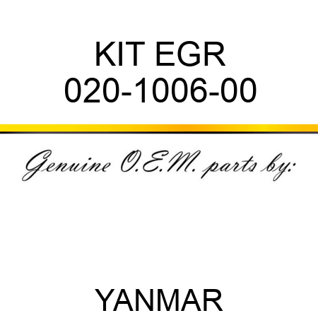 KIT EGR 020-1006-00