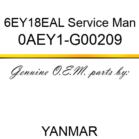 6EY18EAL Service Man 0AEY1-G00209