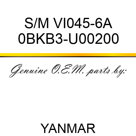 S/M VI045-6A 0BKB3-U00200