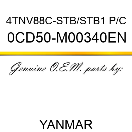 4TNV88C-STB/STB1 P/C 0CD50-M00340EN