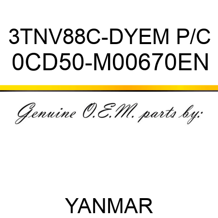 3TNV88C-DYEM P/C 0CD50-M00670EN