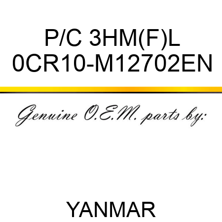 P/C 3HM(F)L 0CR10-M12702EN