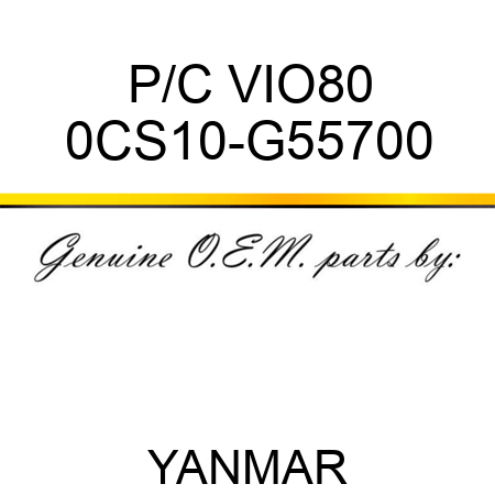 P/C VIO80 0CS10-G55700