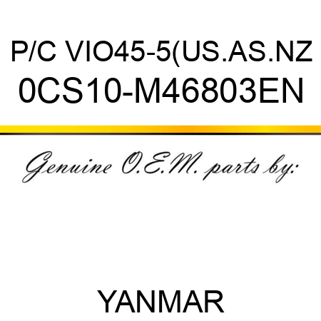 P/C VIO45-5(US.AS.NZ 0CS10-M46803EN