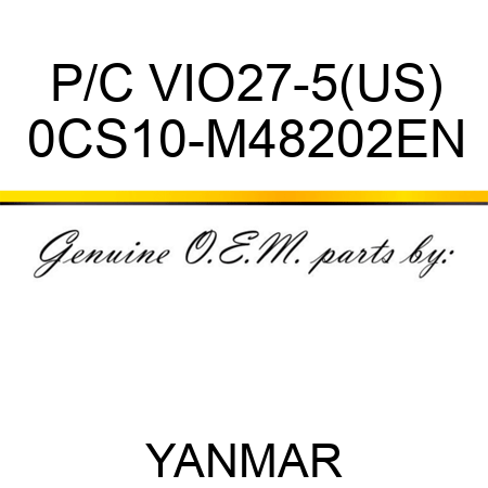 P/C VIO27-5(US) 0CS10-M48202EN