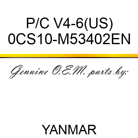 P/C V4-6(US) 0CS10-M53402EN