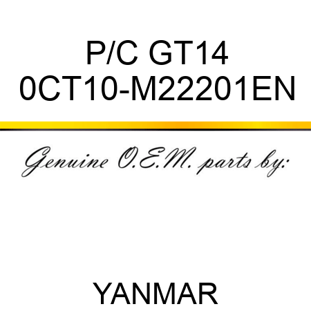 P/C GT14 0CT10-M22201EN