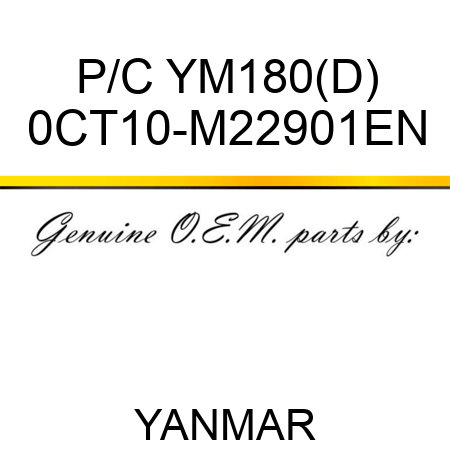 P/C YM180(D) 0CT10-M22901EN