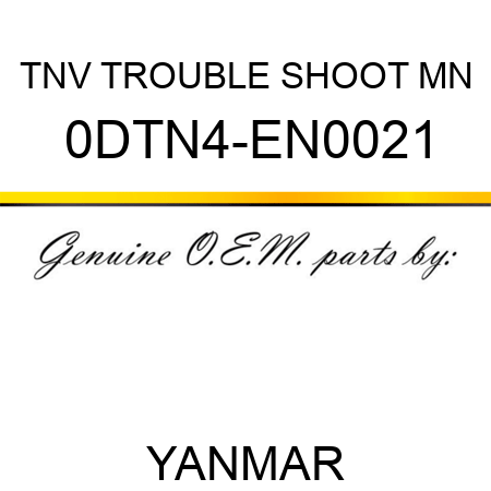 TNV TROUBLE SHOOT MN 0DTN4-EN0021