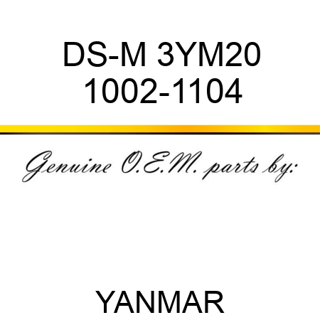 DS-M 3YM20 1002-1104