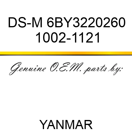 DS-M 6BY3220260 1002-1121