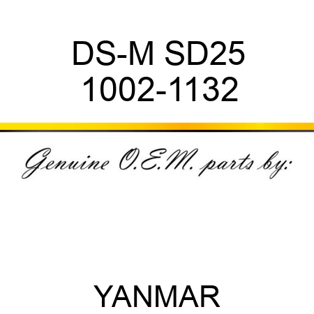 DS-M SD25 1002-1132