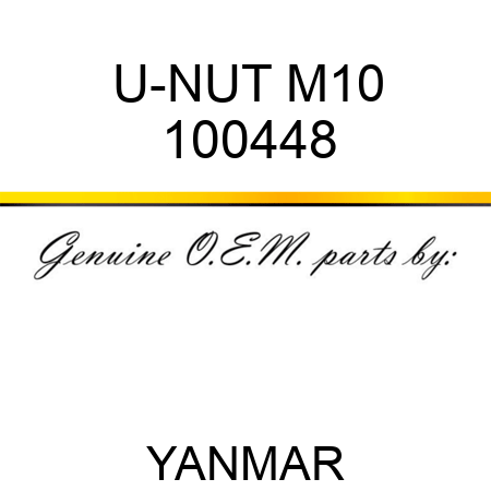 U-NUT M10 100448